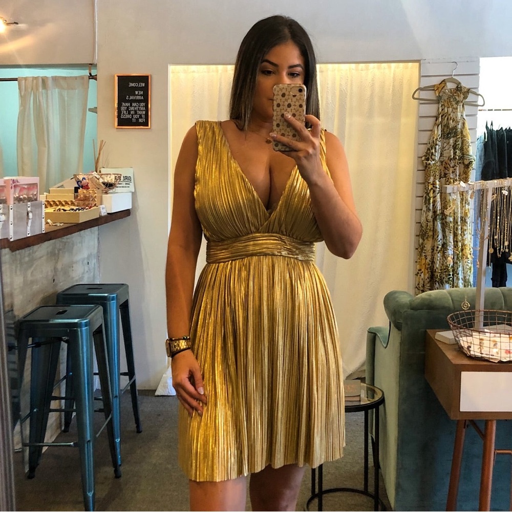 Gold Dress